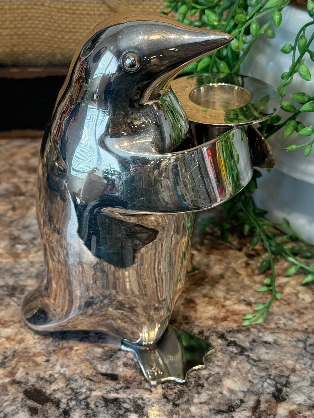 Restoration Hardware Penguin Candle Holder